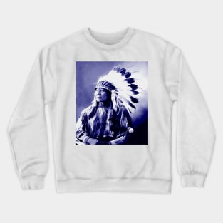 Anin Kasan Cikala aka Little Bald Eagle - Lakota Crewneck Sweatshirt